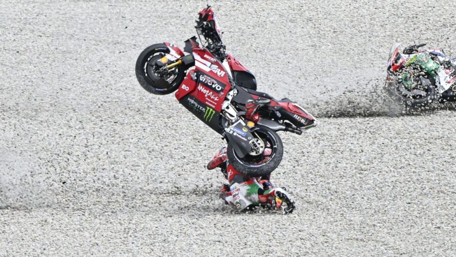 Johann Zarco with his Honda RC213V