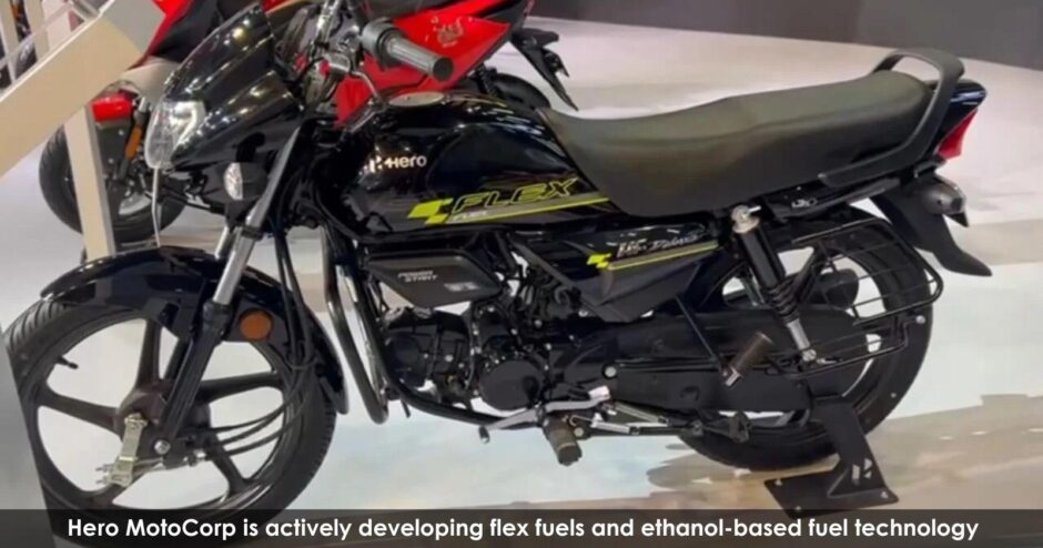 HF Deluxe or Splendor based 100% Ethanol Hero Motorcycle